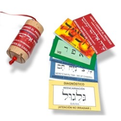PENDULO HEBREO de Haya, con instrucciones y tarjetas
